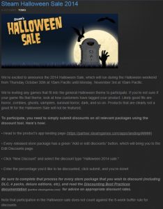 สิ้นเดือนนี้มีเจ็บ Steam Halloween Sale เริ่ม 30 ต.ค.นี้