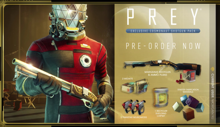 Prey เปิดตัววันวางจำหน่ายพร้อม Trailer ใหม่ 2 prey pre order bonus