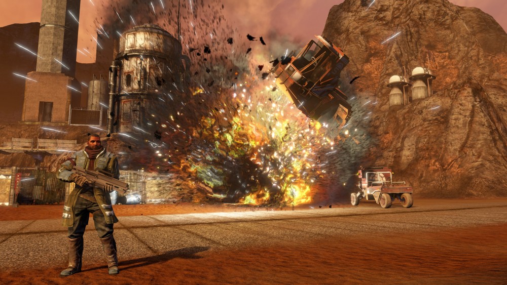 Red Faction: Guerrilla กลับมาใหม่ในฉบับปรับปรุงพร้อมวางจำหน่ายบน PS4, Xbox One และ PC 1 Red Faction Guerrilla Re Mars tered Screen 4