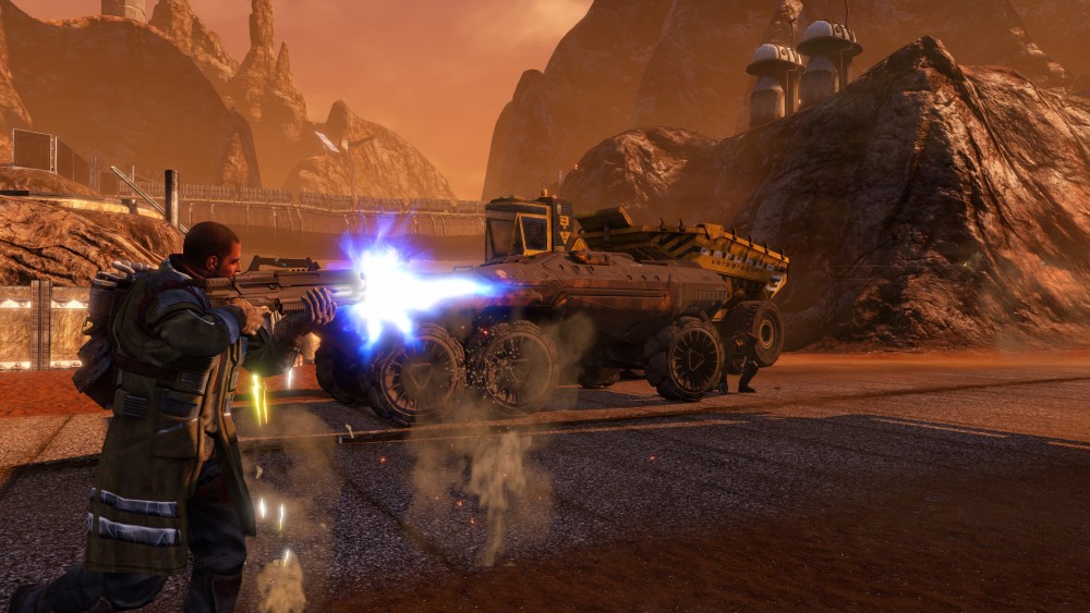 Red Faction: Guerrilla กลับมาใหม่ในฉบับปรับปรุงพร้อมวางจำหน่ายบน PS4, Xbox One และ PC 5 Red Faction Guerrilla Re Mars tered Screen 6