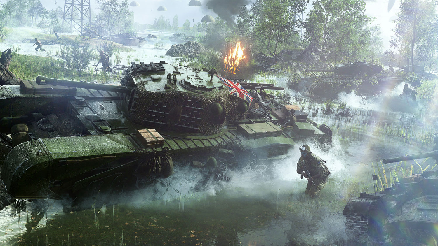 โหมดใหม่ของ Battlefield V จะพาคุณโดดร่มเข้าสู่การต่อสู้ 2 Battlefield V