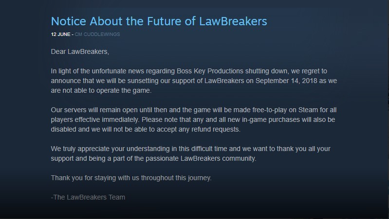 LawBreakers จัดเต็มเปิดให้เล่นฟรีก่อนปิดให้บริการ 2 Screenshot 1 1 1