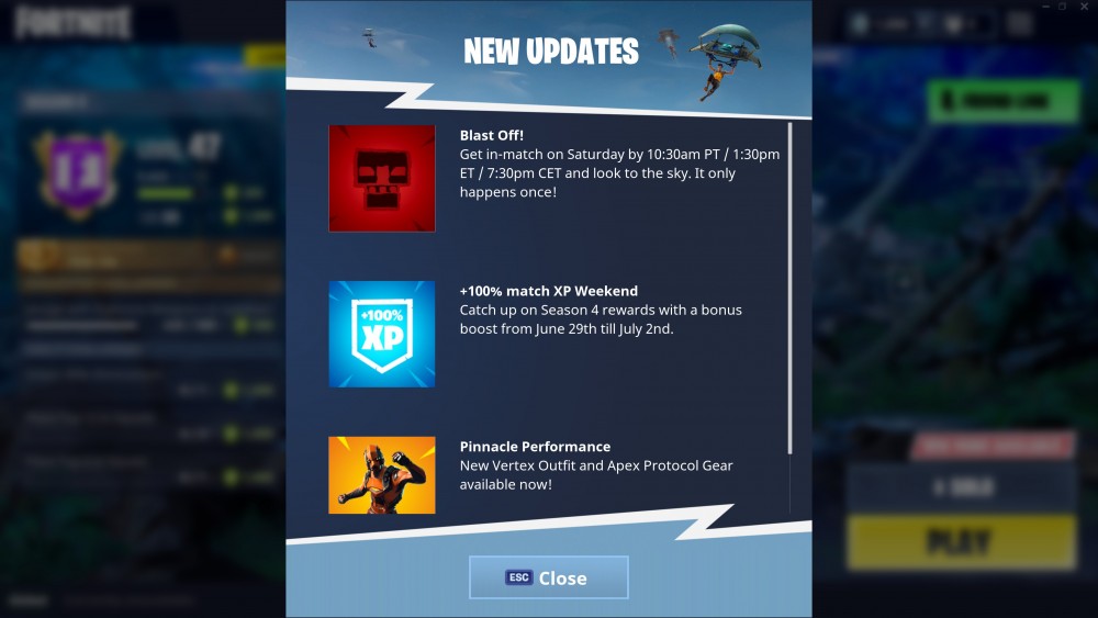 Fortnite เตรียมจุดจรวดทะยานสู่ท้องฟ้าใน Event ใหม่พรุ่งนี้ 3 fortnite rocket event