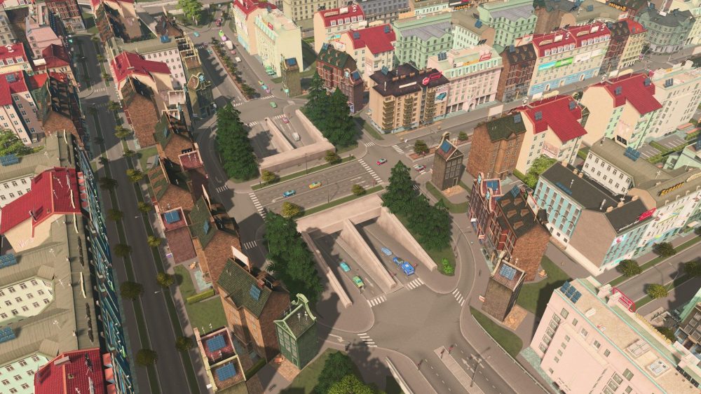 4 วิธีง่ายๆจากชีวิตจริง แก้ปัญหารถติดในเกม Cities: Skylines (พร้อม asset แนะนำ) 3 Cities Skyline
