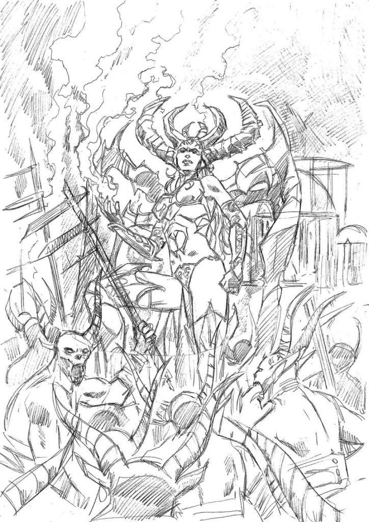 Diablo Character Sketch 1