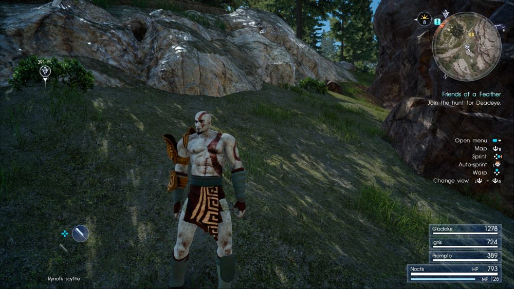 รับบทเป็น Cloud Strife และตัวละครอื่น ๆ ได้ใน Final Fantasy XV 6 God of War