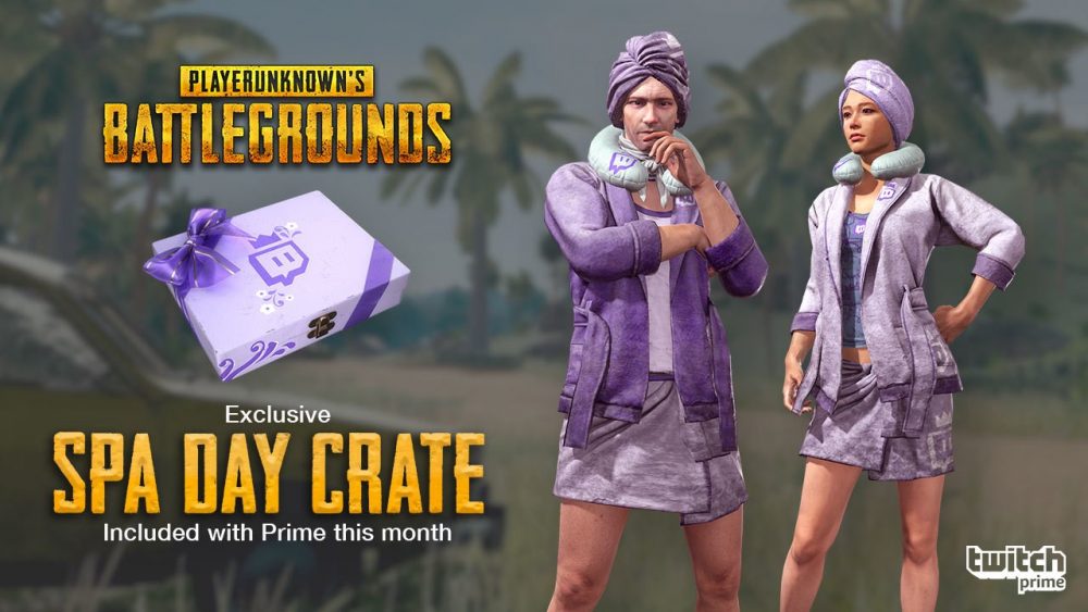 แจกหนักต่อเนื่อง ! Twitch Prime แจกสกินเกม PUBG ในธีม SPA DAY 1 PUBG Spa Day2