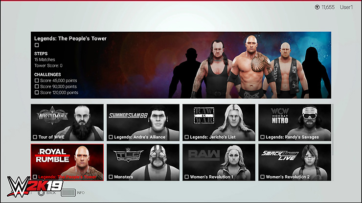 เผยโหมดการเล่นใหม่ใน WWE 2K19 Tower Mode 2 WCCFwwe2k193
