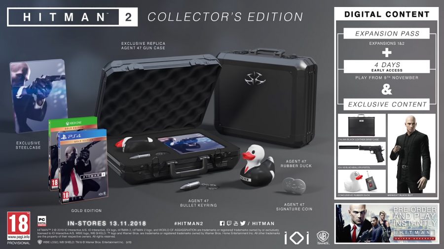โชว์ Gameplay ใหม่ Hitman 2 พร้อมของแถมจากชุด Collector's Edition 2 hotman 2 ce