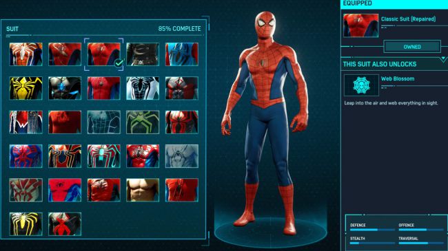 รวมชุดจาก Spider-Man ทั้งหมด พร้อมวิธีได้รับ 3 Spider-Man