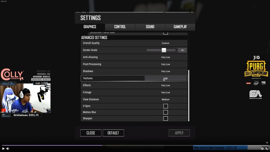 มา Setting ของผู้เล่นชื่อดังประจำเกม PUBG ว่าเขาปรับยังไงถึงยิงแม่น 22 boyMinORu setting
