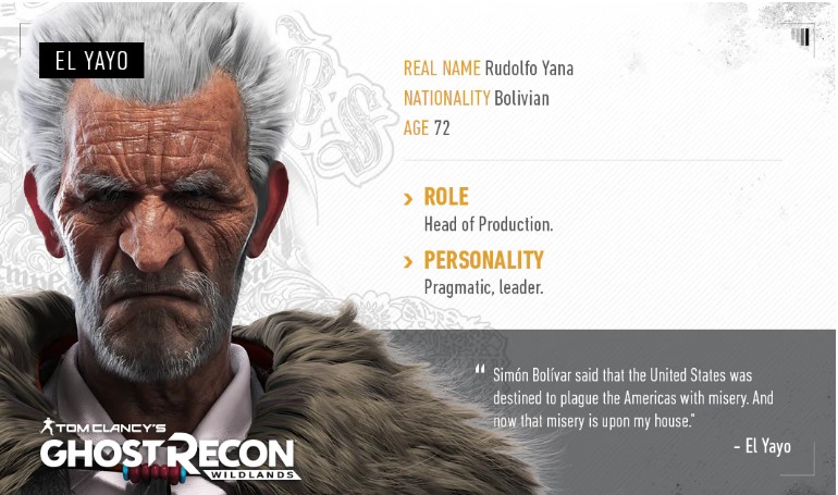 เรียนรู้โลกของวงการยาเสพติดจากเกม Tom Clancy's Ghost Recon : Wildlands 11 el yayo