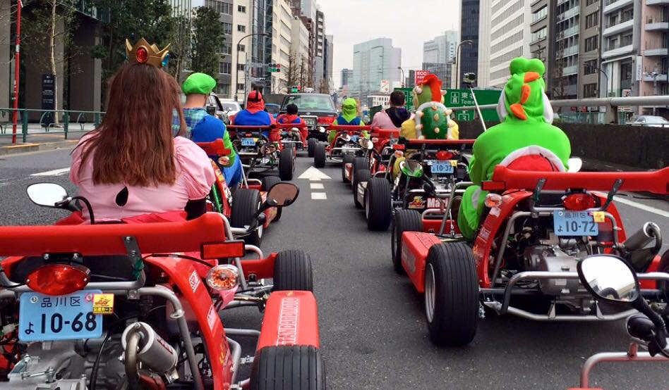 mario karting in tokyo 3