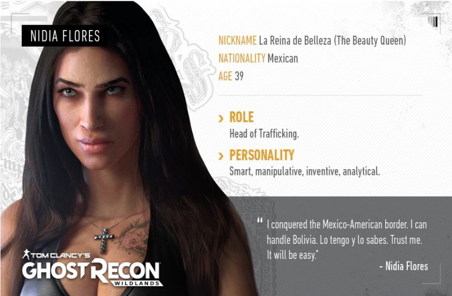 เรียนรู้โลกของวงการยาเสพติดจากเกม Tom Clancy's Ghost Recon : Wildlands 7 nidia flores