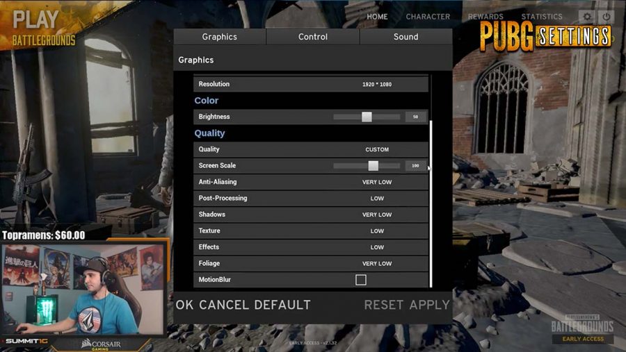มา Setting ของผู้เล่นชื่อดังประจำเกม PUBG ว่าเขาปรับยังไงถึงยิงแม่น 18 summit1g