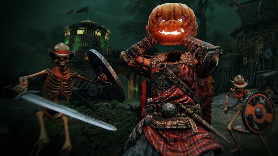 จันทราโลหิตสาดแสงเหนือ For Honor ใน Return of the Otherworld 4 FH Halloween Screen Emote 181025 6pm CEST 1540457500