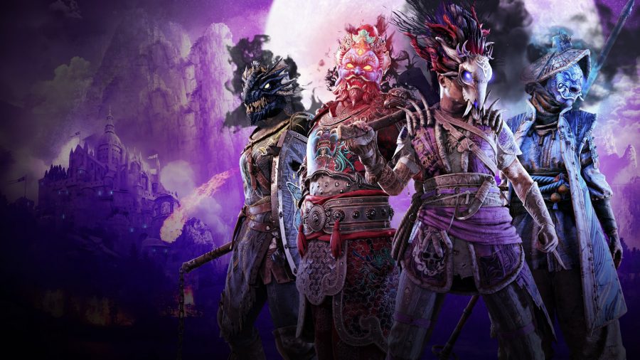จันทราโลหิตสาดแสงเหนือ For Honor ใน Return of the Otherworld 5 FH Halloween Screen Masks 181025 6pm CEST 1540457497