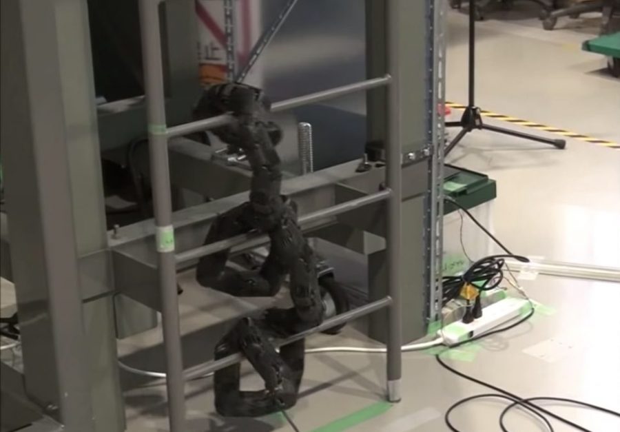 นักวิทยาศาสตร์สร้างหุ่นยนต์ "งู" ที่เลื้อยขึ้นบันไดได้จริง 1 Snake Robot