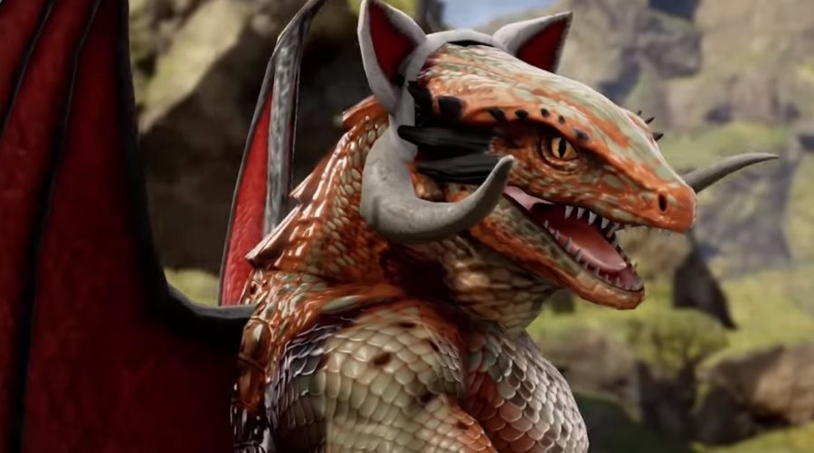 ผู้เล่นสุดทะเล้น สร้างตัวละครใน Soulcalibur VI ให้มีเจ้าโลกใหญ่มหึมา ! 1 SoulCaliburLizard
