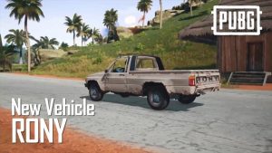 มาแล้วรถกระบะ RONY บน PUBG Mobile