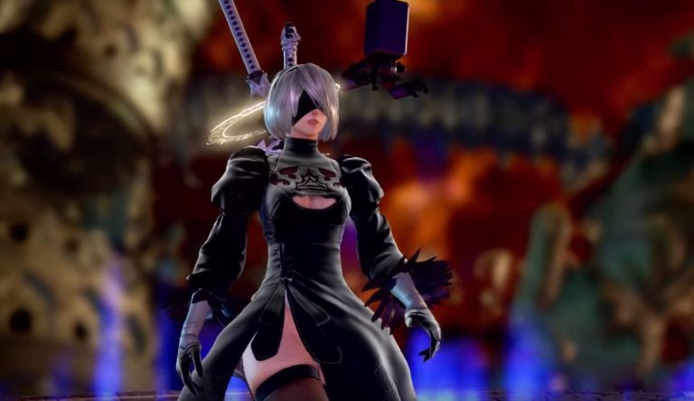 Soulcalibur 6 เพิ่มตัวละครใหม่ 2B จาก Nier: Automata 1 soulcalibur 6 2b announcement still 2