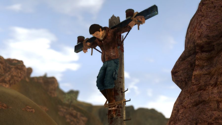 เดือด! แฟนเกมนำตัวประธาน Bethesda ไปแขวนประจานในเกม Fallout: New Vegas 3 Fallout New Vegas