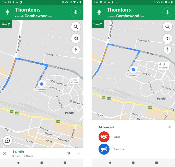 Google กำลังทดสอบฟีเจอร์รายงานเหตุการณ์บนท้องถนนสำหรับ Google Maps 2 Google Maps