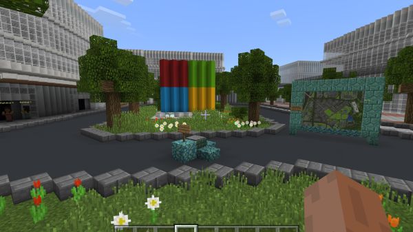 Microsoft ยกสำนักงานใหญ่แห่งใหม่ของตัวเอง ยัดลงในเกม Minecraft 3 Microsofts Minecraft 1