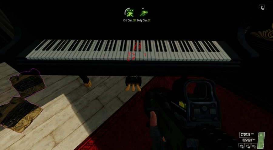 วิธีปลดล็อคฉากจบที่แท้จริงของ Payday 2 62 payday scar face paino puzzle