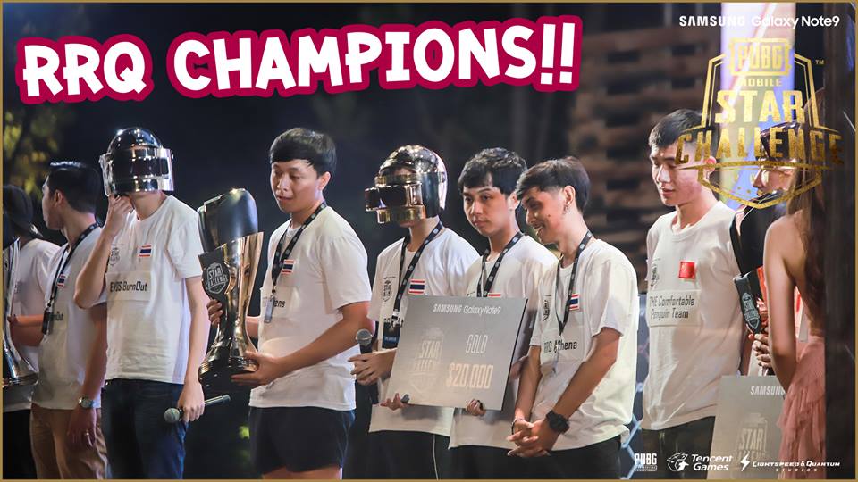 ร่วมแสดงความยินดีกับทีม RRQ Athena คว้าแชมป์ PMSC Asia Final 3 pubg5151878