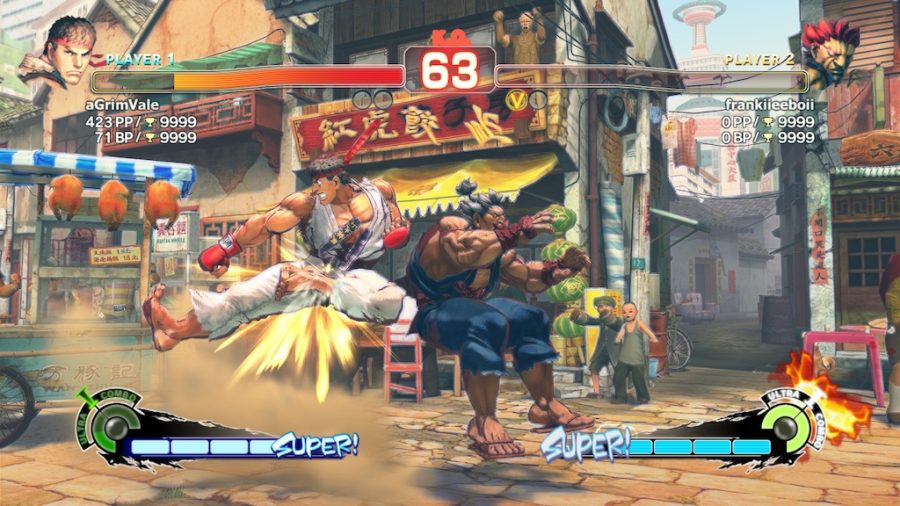 รวมศัพท์ที่น่าสนใจในวงการเกมต่อสู้ 5 street fighter cross up