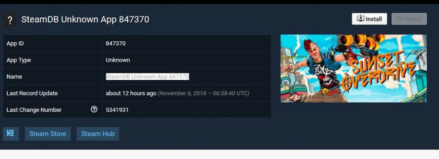 Sunset Overdrive ถูกบรรจุชื่อเข้าไปใน Steam Database แล้ว 2 sunset overdrive steam DB