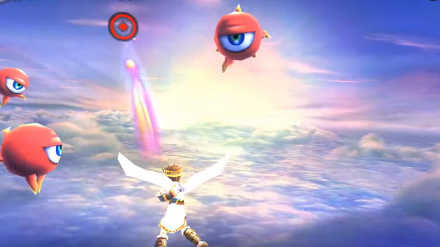 เปิดตำนานเกม Kid Icarus การผจญภัยของเทวดาผู้พิทักษ์ กับสงครามแห่งสามโลก 15 10 Evolution Kid Icarus 3DS Sky Mode