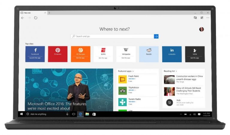 [ลือ] Microsoft อาจแทนที่ Edge ด้วย Chromium-Based เว็บเบราว์เซอร์