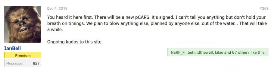 คอนเฟิร์ม! เกมแข่งรถสมจริง Project CARS 3 กำลังอยู่ในช่วงพัฒนา 4 Ian Bell