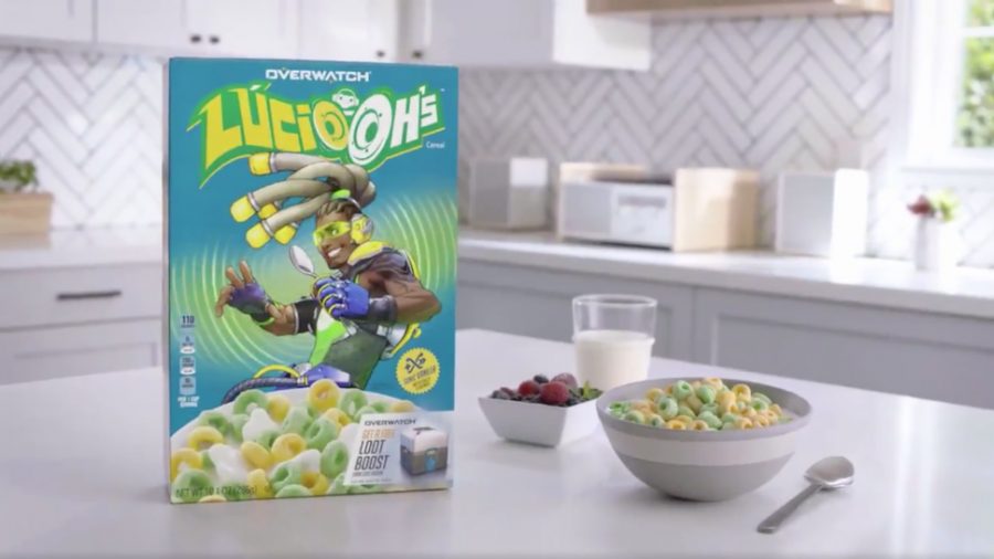 5 อาหารสำเร็จรูปที่สร้างมาจากวีดีโอเกมชื่อดัง 3 Overwatch Lucio Ohs Blizzcon Cereal