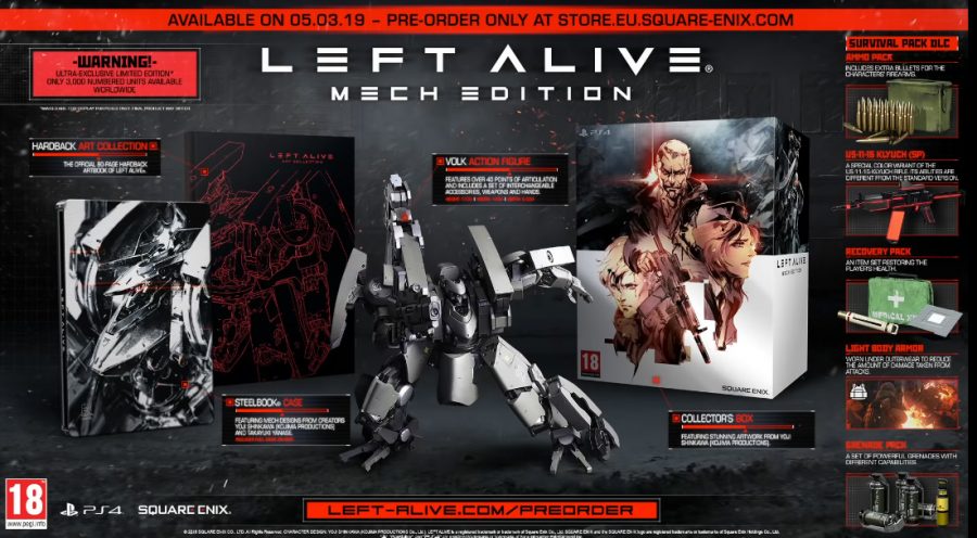 ชม Gameplay และข้อมูลใหม่จาก LEFT ALIVE 2 left alive collector