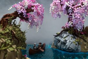 แฟนเกมสร้างฉากเกม God of War แบบจัดเต็มด้วยตัวต่อ Lego
