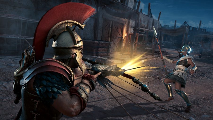 ASSASSIN’S CREED® ODYSSEY LEGACY OF THE FIRST BLADE, บทที่ 2 “SHADOW HERITAGE” พร้อมให้เล่นแล้ว 4 ACOD screen Shadow Heritage FastBowShootAbility 190109 6pm CET 1547562287
