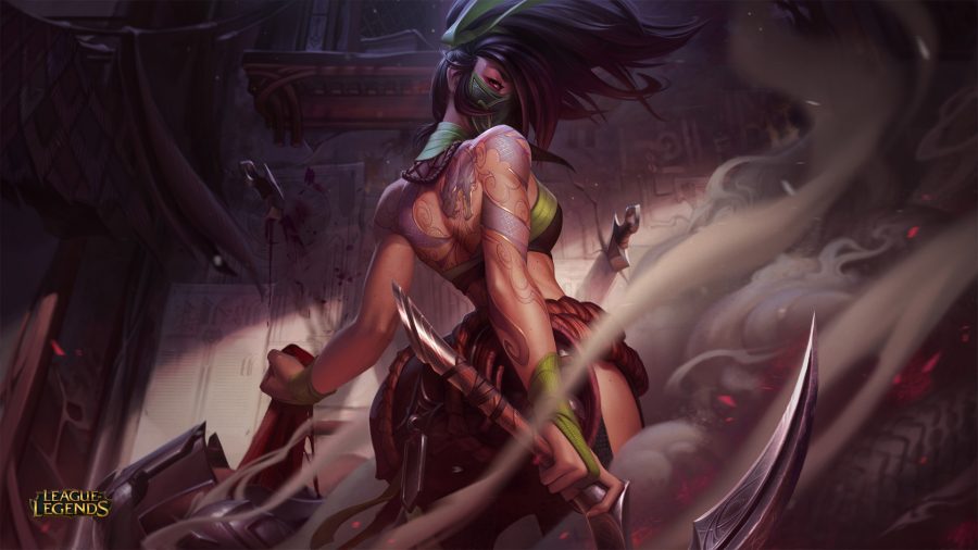 AKALI BASE WALLPAPER LOGO 1920X1080