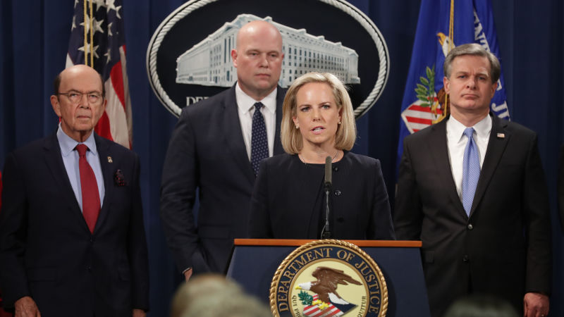 US Charges Huawei