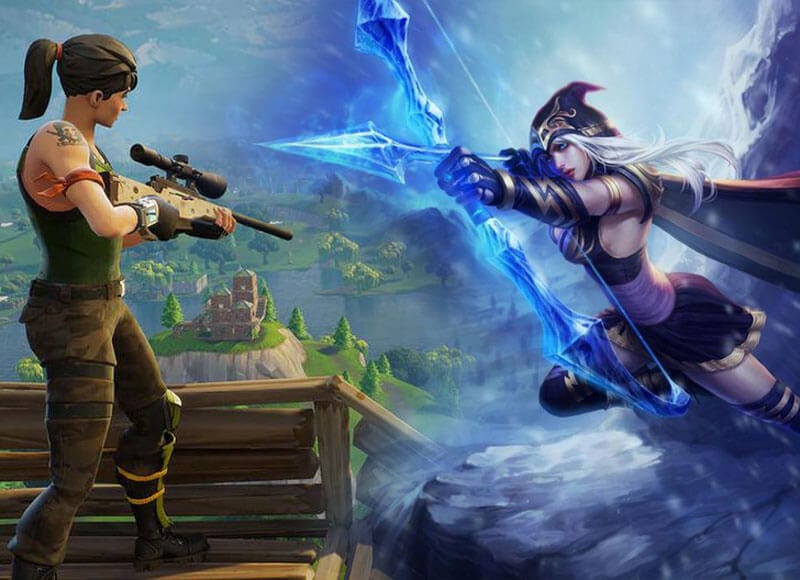 league of legends fortnite