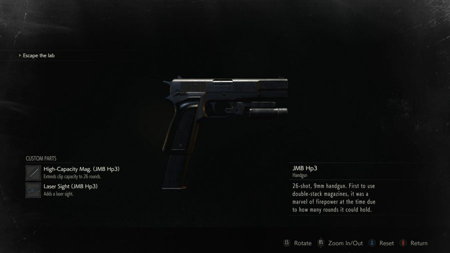 จุดเก็บอาวุธและชิ้นส่วนอัพเกรดทั้งหมดใน Resident Evil 2 Remake 10 resident evil 2 remake guns jmb hp3