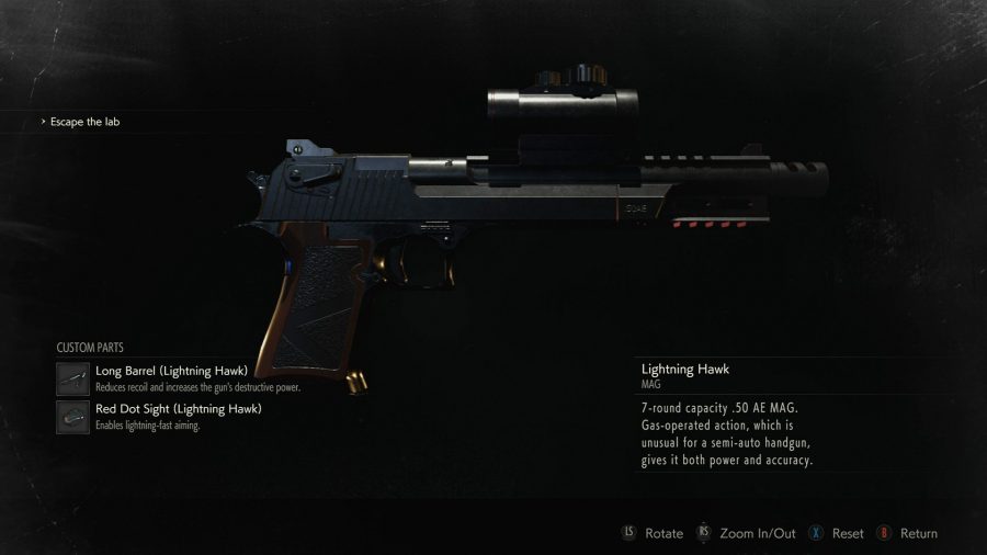 จุดเก็บอาวุธและชิ้นส่วนอัพเกรดทั้งหมดใน Resident Evil 2 Remake 5 resident evil 2 remake guns lightning hawk