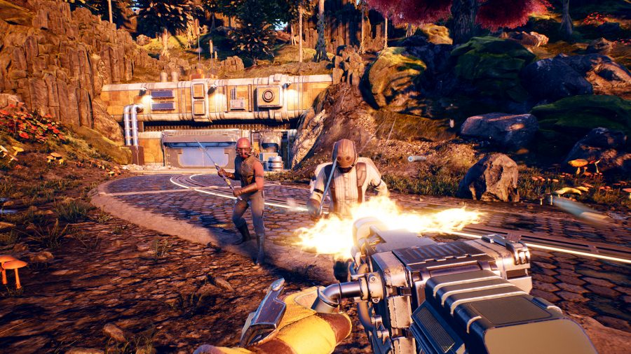Obsidian เผย ทีมงาน Private Division มีส่วนช่วยในการทดสอบเกม The Outer Worlds อย่างมาก 1 tow roseway combat 005
