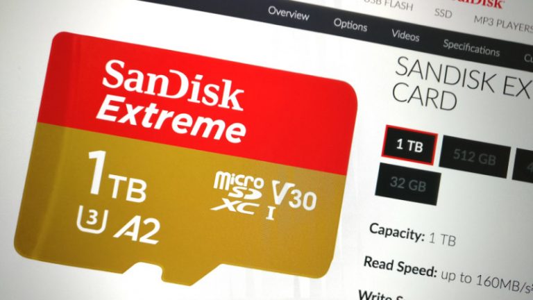microSD Card มาถึงขั้นความจุ 1TB แล้ว