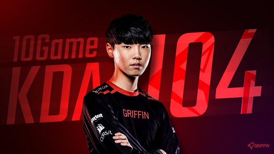 Chovy มิดเลนจาก Griffin ทำ 100 KDA ได้สำเร็จเป็นคนเเรกในศึก LCK 1 DyOyE85VAAIC6bp 1