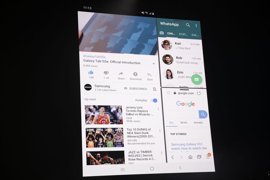 Samsung เปิดตัว Galaxy Fold อย่างเป็นทางการ พร้อมราคาทะลุ 6 หมื่น 3 Samsung Galaxy Fold 1