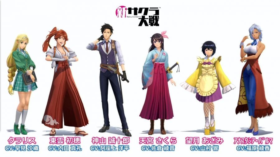 New Sakura Wars Characters feature ds1