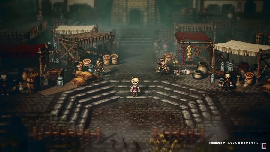 OCTOPATH TRAVELER 大陸の覇者 เตรียมลงมือถือ 2 octoparth traveler1